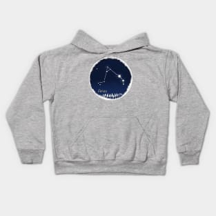 Aries zodiac Constellation Kids Hoodie